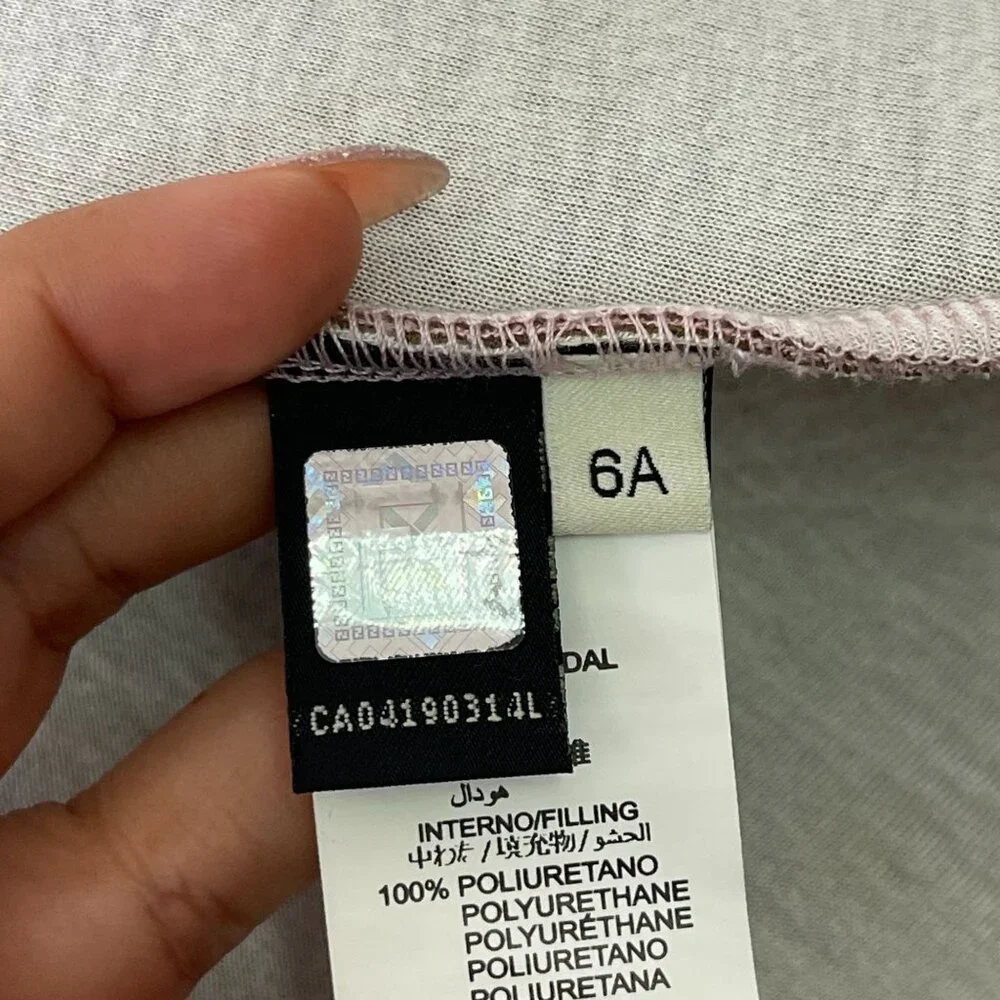 Fendi Kid's Pink Flowy A-Line Ruffle Long Sleeve Dress Size 6 Years - Picture 6 of 14